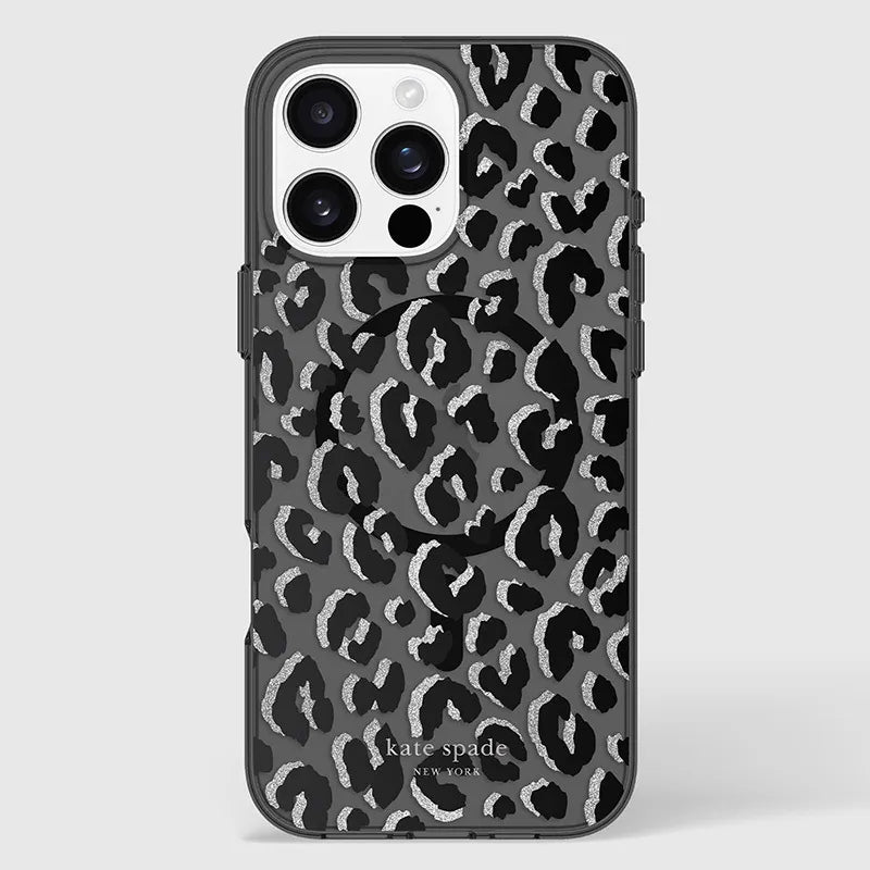 Kate Spade New York apsauginis „MagSafe“ dėklas, skirtas „iPhone 16 Pro Max“ (City Leopard)