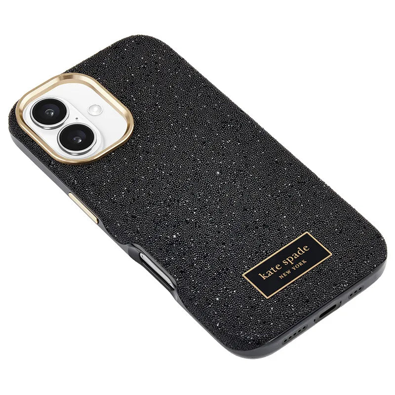Kate Spade New York Crystal Pave MagSafe – „iPhone 16“ dėklas (Nightfall)