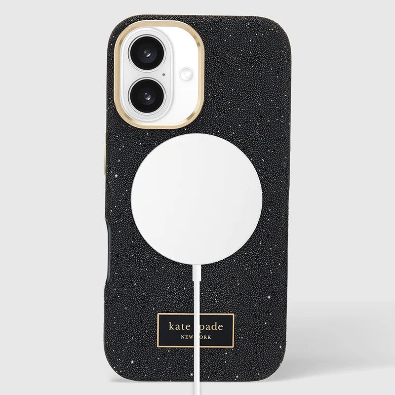 Kate Spade New York Crystal Pave MagSafe – „iPhone 16“ dėklas (Nightfall)