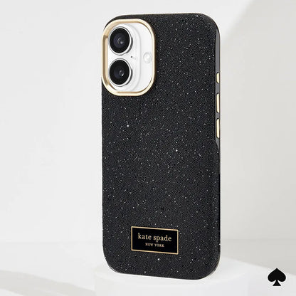 Kate Spade New York Crystal Pave MagSafe – „iPhone 16“ dėklas (Nightfall)