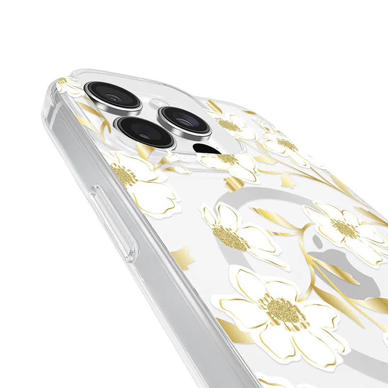 Kate Spade New York Protective Gems MagSafe – dėklas, skirtas iPhone 16 Pro Max (Sunshine Floral)