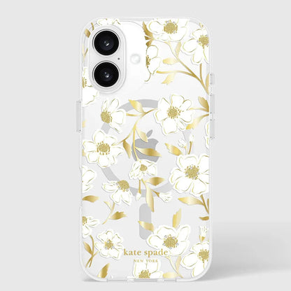 Kate Spade New York Protective Gems MagSafe – dėklas, skirtas „iPhone 16“ (Sunshine Floral)