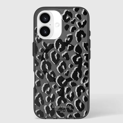 Kate Spade New York Protective MagSafe – dėklas iPhone 16 (City Leopard)