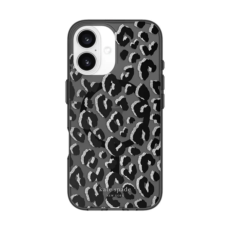 Kate Spade New York Protective MagSafe – dėklas iPhone 16 (City Leopard)