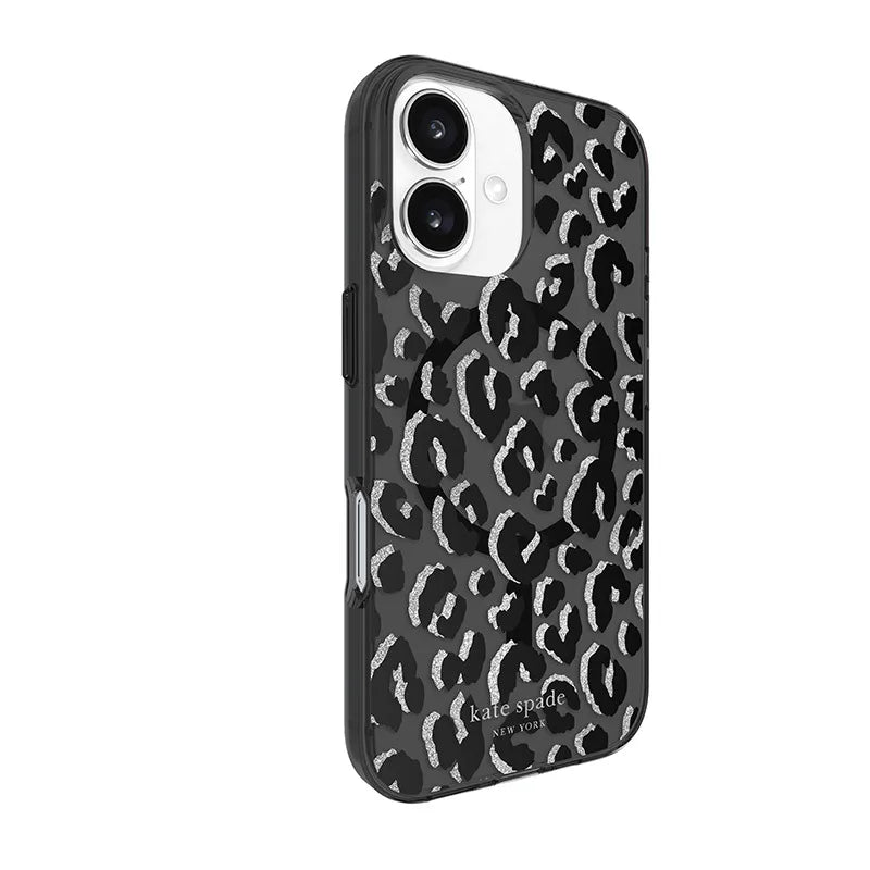 Kate Spade New York Protective MagSafe – dėklas iPhone 16 (City Leopard)
