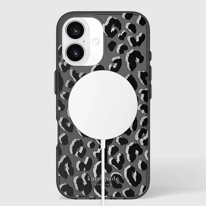 Kate Spade New York Protective MagSafe – dėklas iPhone 16 (City Leopard)