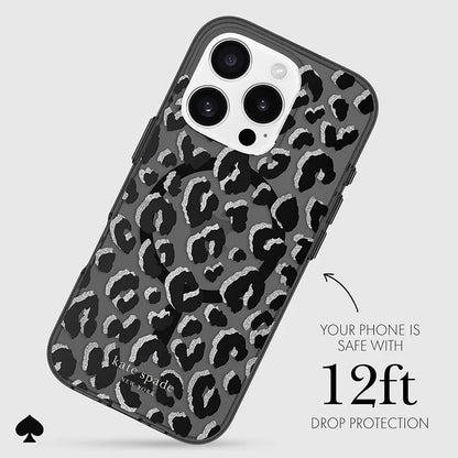 Kate Spade New York Protective MagSafe – dėklas iPhone 16 Pro (City Leopard)