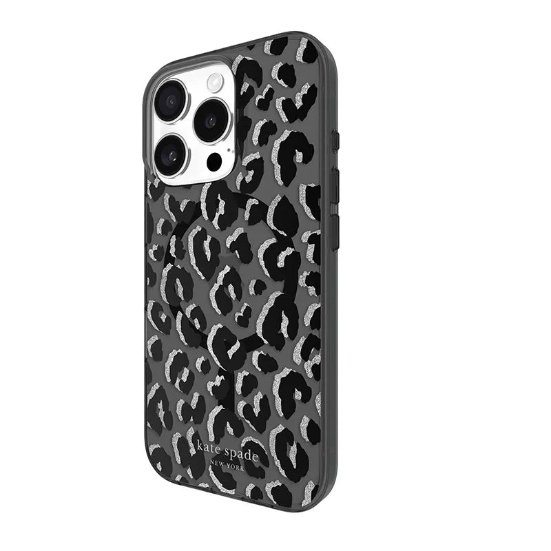 Kate Spade New York Protective MagSafe – dėklas iPhone 16 Pro (City Leopard)