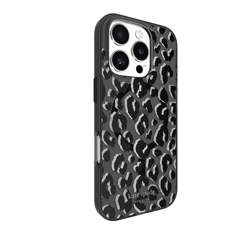 Kate Spade New York Protective MagSafe – dėklas iPhone 16 Pro (City Leopard)