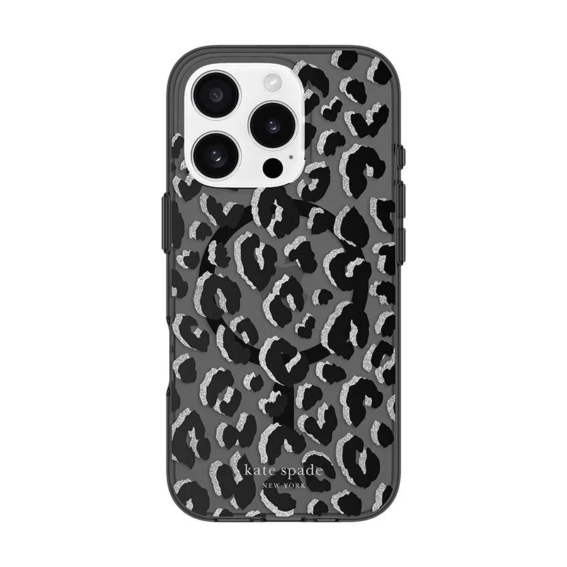 Kate Spade New York Protective MagSafe – dėklas iPhone 16 Pro (City Leopard)