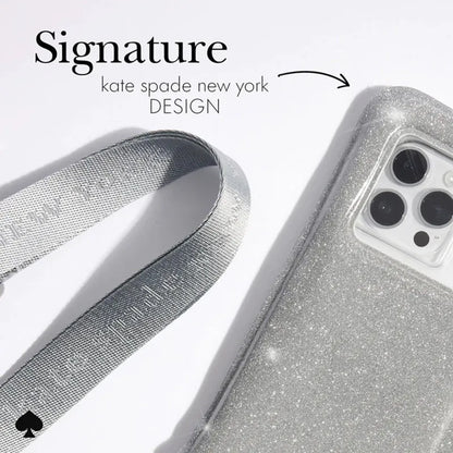 Kate Spade New York Vandeniui atsparus plaukiojantis dėklas – Vandeniui atsparus dėklas išmaniesiems telefonams iki 6,7 colio (That Sparkle)
