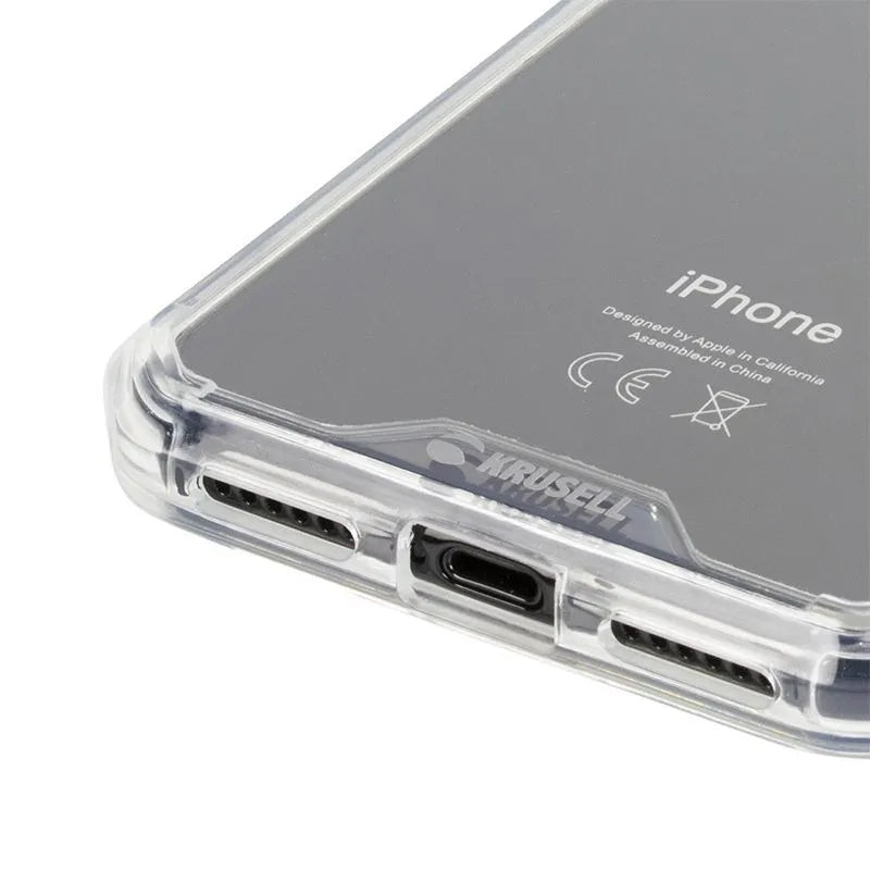 Krusell Kivik Pro dangtelis - dėklas, skirtas „iPhone X“ (permatomas)