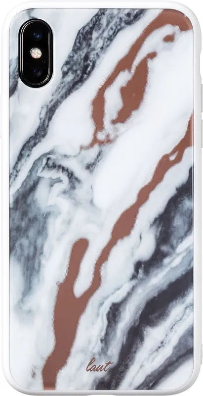 Laut MINERAL GLASS – dėklas, skirtas iPhone Xs Max (Mineral White)