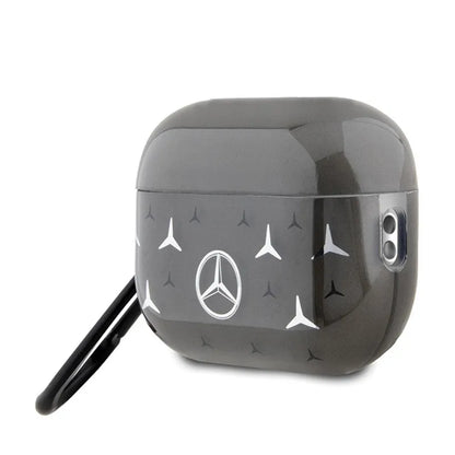 Mercedes didelio žvaigždės rašto „AirPods Pro 2“ dėklas (juodas)