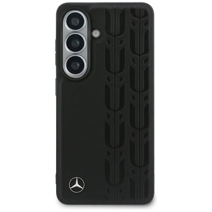 Mercedes Laurel Leaves MagSafe dėklas, skirtas Samsung Galaxy S26 (Juodas)