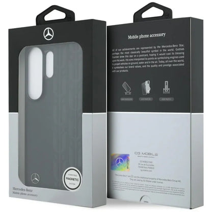Mercedes Laurel Leaves MagSafe dėklas, skirtas Samsung Galaxy S26 Ultra (Juodas)