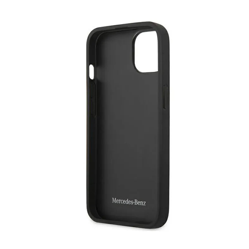 Mercedes Leather Urban Line – Dėklas iPhone 15 (raudonas)