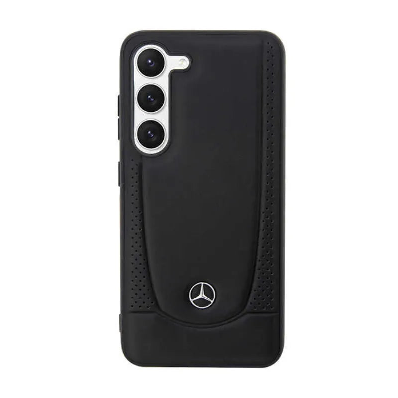 „Mercedes Leather Urban Line“ dėklas – Samsung Galaxy S23 FE (juodas)