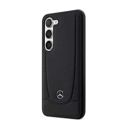 „Mercedes Leather Urban Line“ dėklas – Samsung Galaxy S23 FE (juodas)