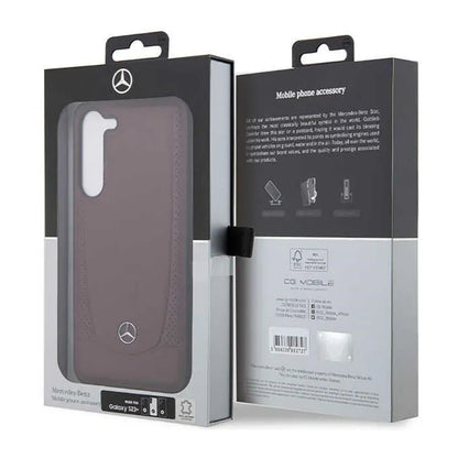 Mercedes Leather Urban Line – dėklas Samsung Galaxy S23+ (raudonas)
