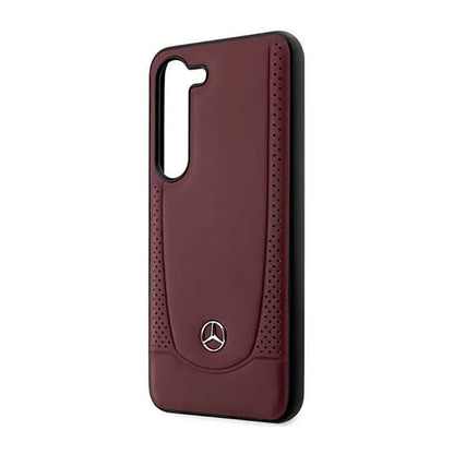 Mercedes Leather Urban Line – dėklas Samsung Galaxy S23+ (raudonas)