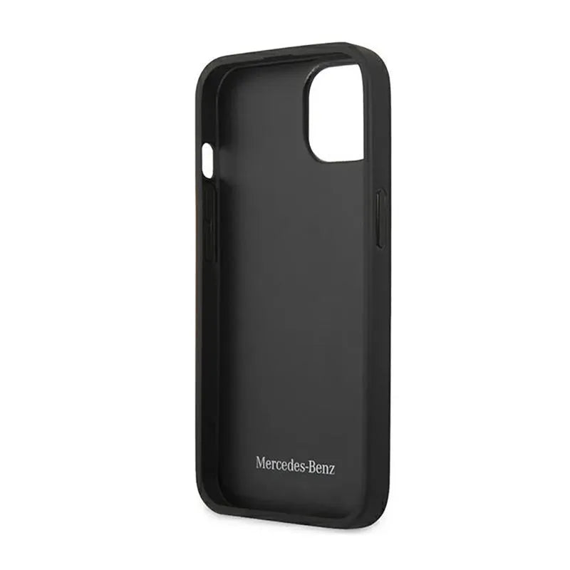 Mercedes Leather Urban Line – Dėklas, skirtas iPhone 14 Plus (juodas)