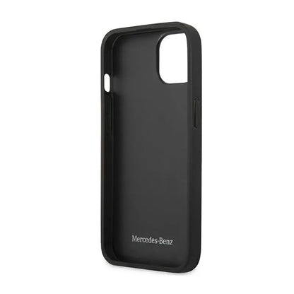 Mercedes Leather Urban Line – Dėklas, skirtas iPhone 14 Plus (juodas)