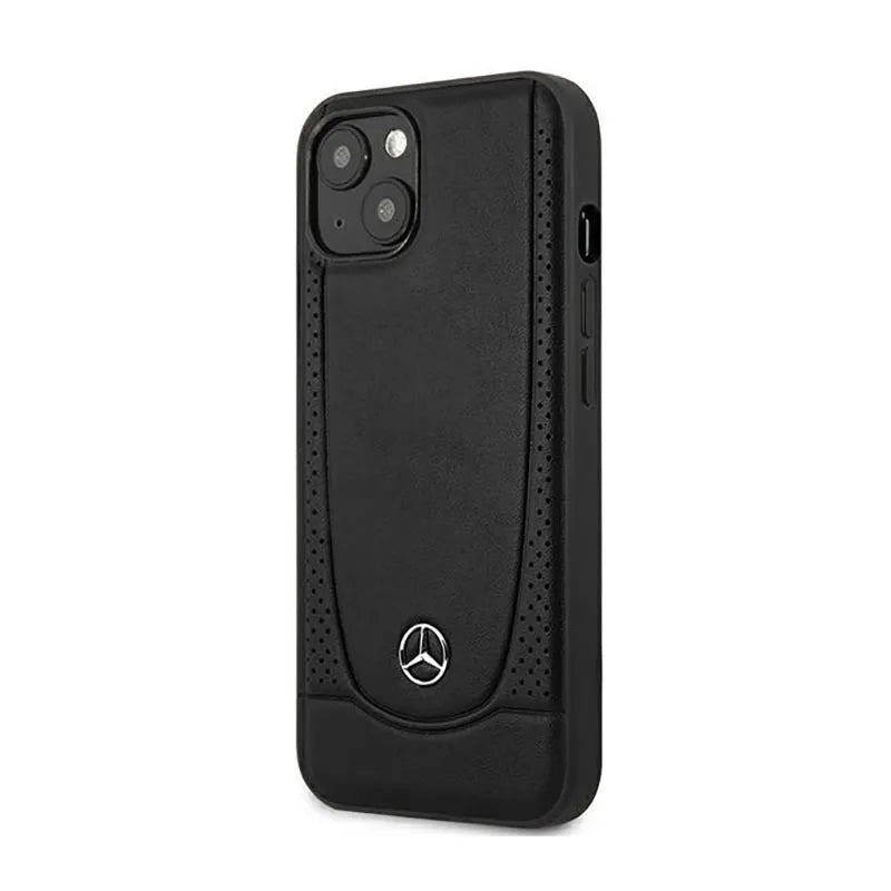 Mercedes Leather Urban Line – Dėklas, skirtas iPhone 14 Plus (juodas)