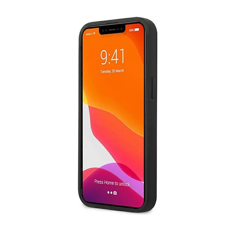 Mercedes Leather Urban Line – Dėklas, skirtas iPhone 14 Plus (juodas)