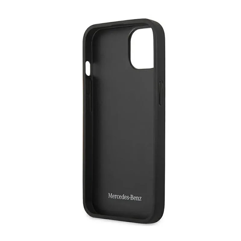 Mercedes Leather Urban Line – dėklas skirtas iPhone 14 Plus (raudonas)