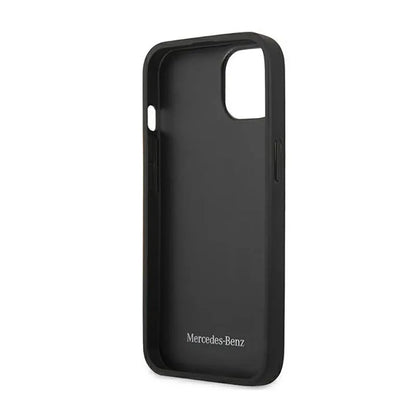 Mercedes Leather Urban Line – dėklas skirtas iPhone 14 Plus (raudonas)