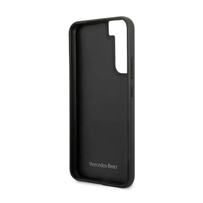 Mercedes Leather Urban Line – dėklas, skirtas Samsung Galaxy S22+ (juodas)