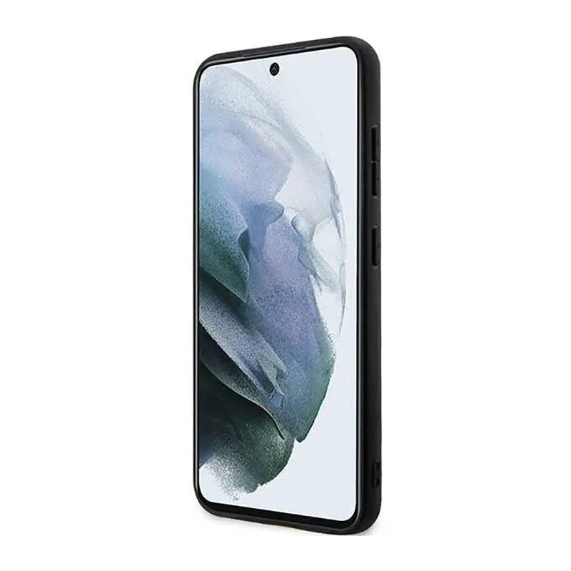 Mercedes Leather Urban Line – dėklas, skirtas Samsung Galaxy S23 (juodas)