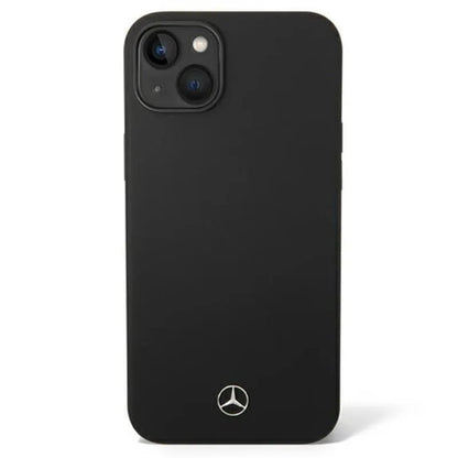 Mercedes Silicone Line – dėklas skirtas iPhone 14 Plus (juoda)