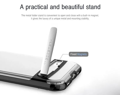 Mercury Dream Bumper – dėklas, skirtas „Samsung Galaxy S9“ su metaliniu stovu (auksinis)