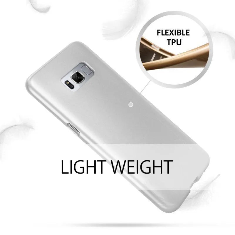 Mercury I-Jelly – dėklas Samsung Galaxy S8 (sidabrinis)