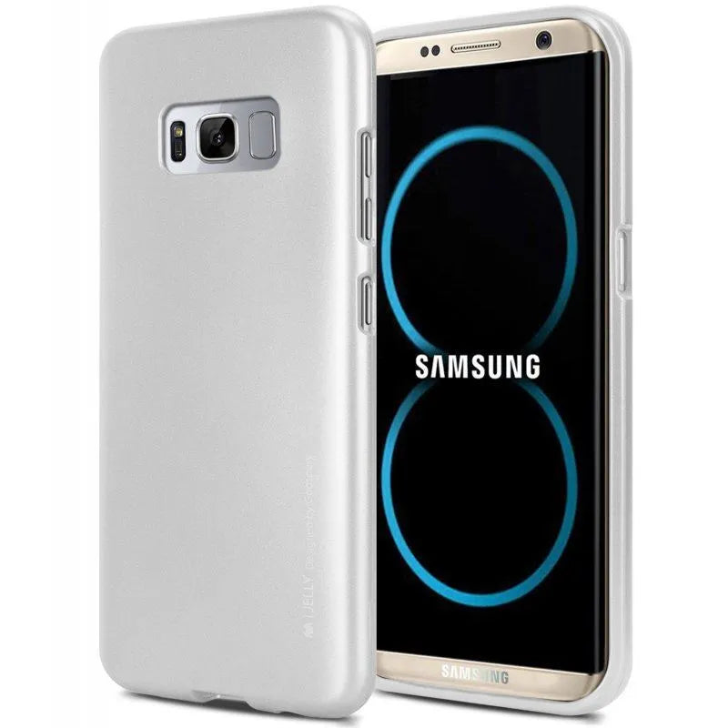 Mercury I-Jelly – dėklas Samsung Galaxy S8 (sidabrinis)