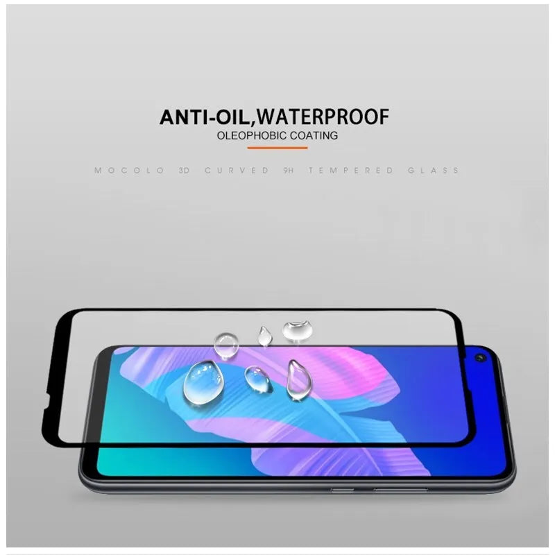 Mocolo 2.5D "Full Glue" apsauginis stiklas, skirtas Huawei P40 Lite E