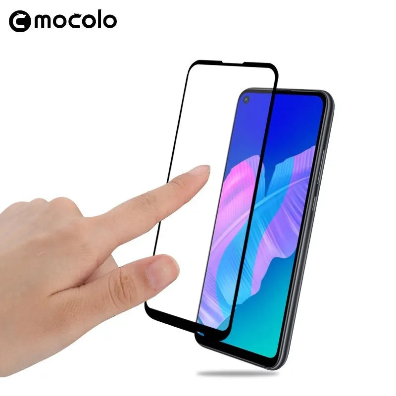 Mocolo 2.5D "Full Glue" apsauginis stiklas, skirtas Huawei P40 Lite E