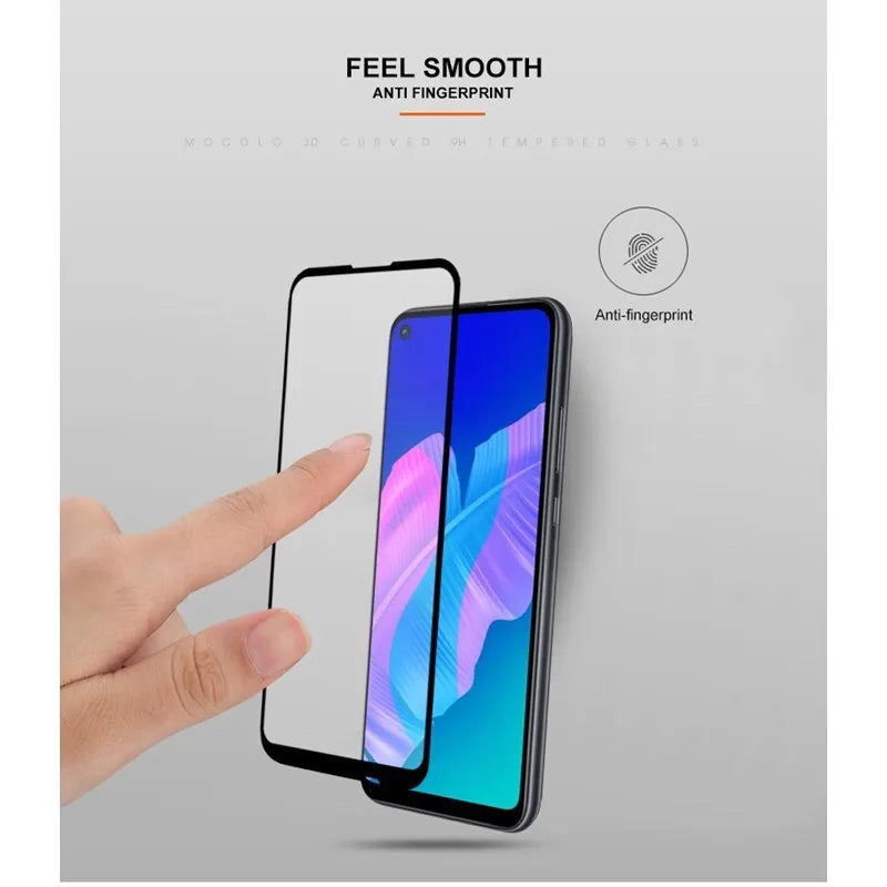 Mocolo 2.5D "Full Glue" apsauginis stiklas, skirtas Huawei P40 Lite E