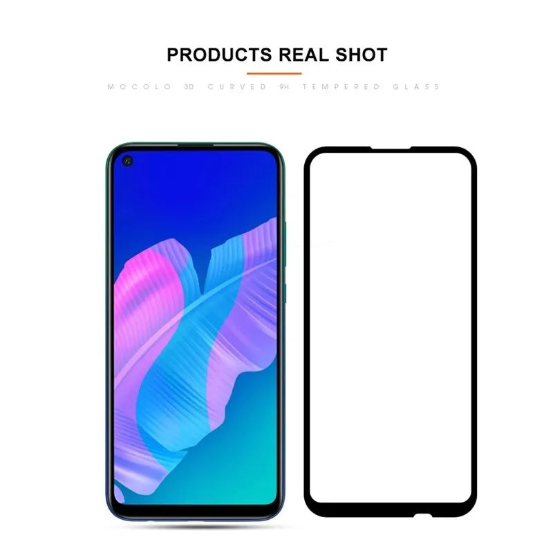 Mocolo 2.5D "Full Glue" apsauginis stiklas, skirtas Huawei P40 Lite E