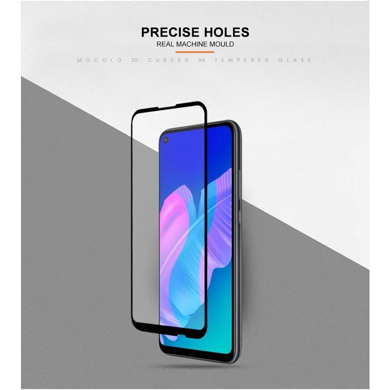 Mocolo 2.5D "Full Glue" apsauginis stiklas, skirtas Huawei P40 Lite E