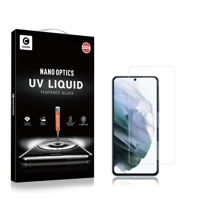 Mocolo 3D UV stiklas – UV apsauginis viso ekrano stiklas Samsung Galaxy S22+