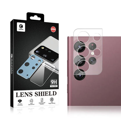 Mocolo Silk Camera Lens Glass - apsauginis stiklas, skirtas Samsung Galaxy S22 Ultra kameros lęšiui