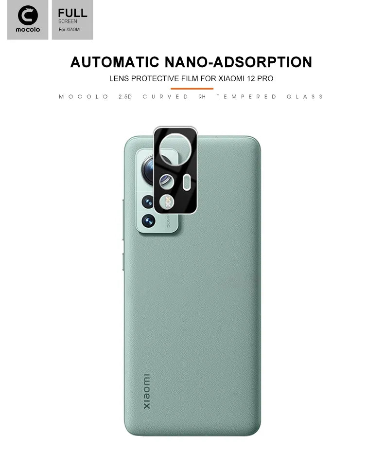 Mocolo Silk fotoaparato lęšių stiklas - apsauginis stiklas Xiaomi 12 Pro fotoaparato lęšiui