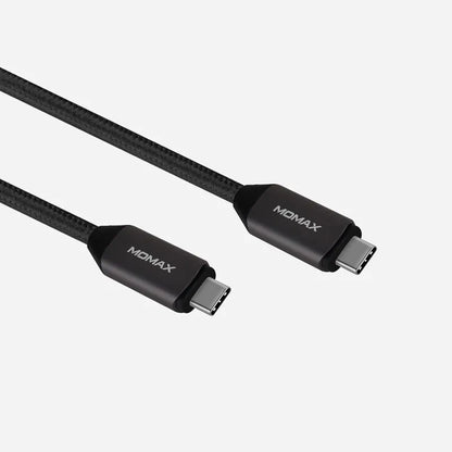 Momax Elite Link C tipo maitinimo laidas, 1 m (juodas)