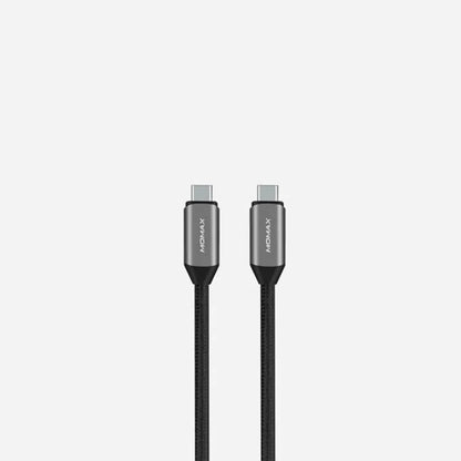 Momax Elite Link C tipo maitinimo laidas, 1 m (juodas)