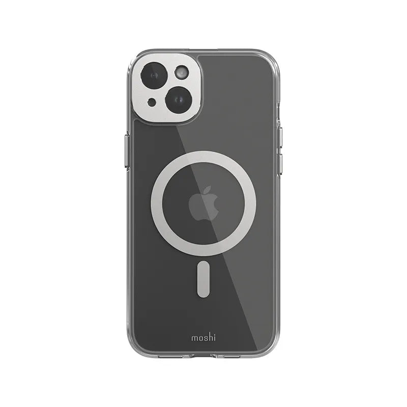 Moshi iGlaze MagSafe - Dėklas iPhone 15 Plus (Luna Silver)