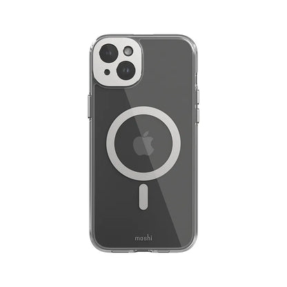Moshi iGlaze MagSafe - Dėklas iPhone 15 Plus (Luna Silver)