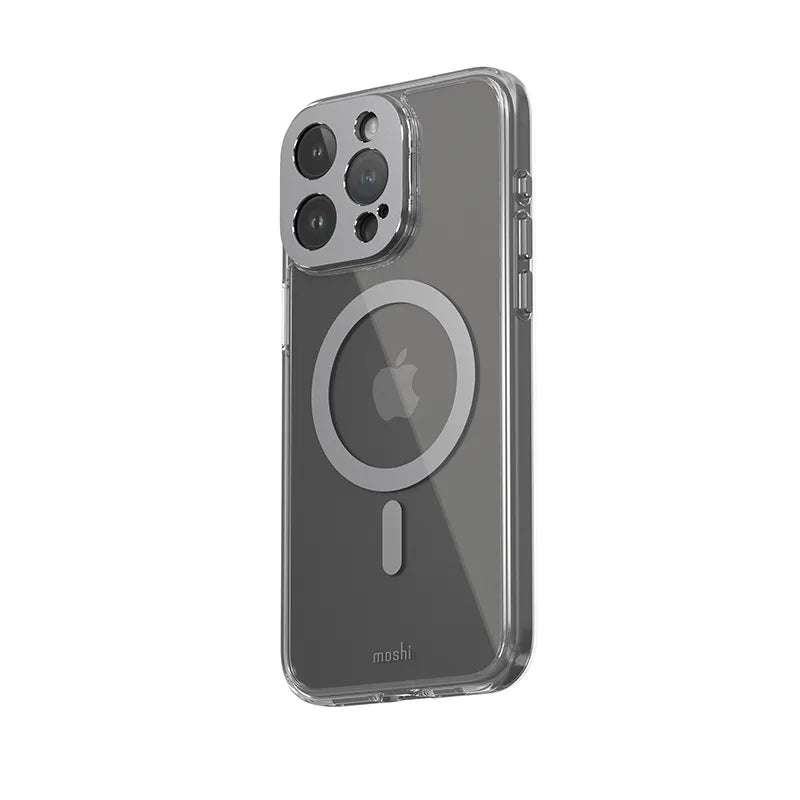 Moshi iGlaze MagSafe – dėklas iPhone 15 Pro Max (Meteorite Gray)